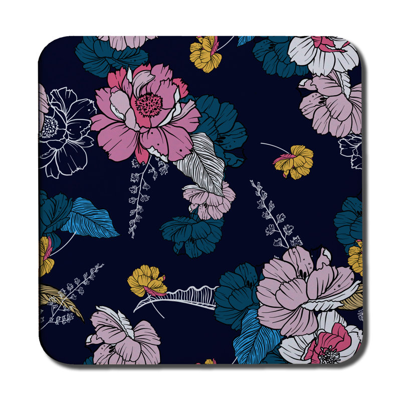 Square 6 Piece Coaster Set