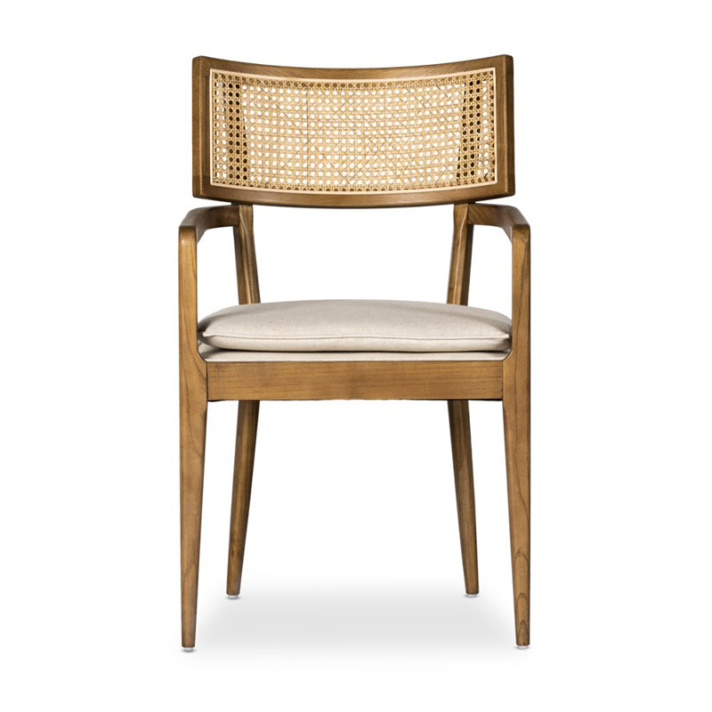 Britt Upholstered Arm Chair, Toasted Nettlewood