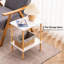 Naylan 40cm W Manufactured Wood Bedside Table