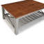 Solid Wood Coffee Table with Storage-822635720