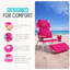  Chaise longue de plage d'extérieur légère de luxe 3N1 et serviette ajustée sur mesure-2087849760