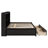 Bed with Side Bookcase, Drawers-25336490