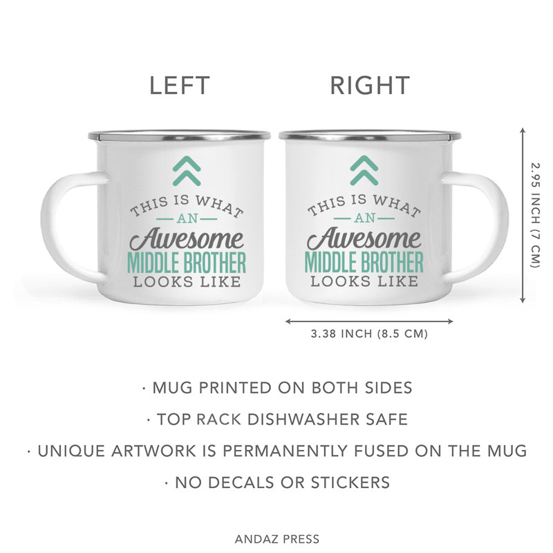 Stainless Steel Camping Mug, Middle Brother