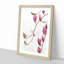 Pink Floral Flowers - Framed Print-56862980-56862981