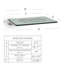 Banc de douche 18 pouces Silhouette SlimLine