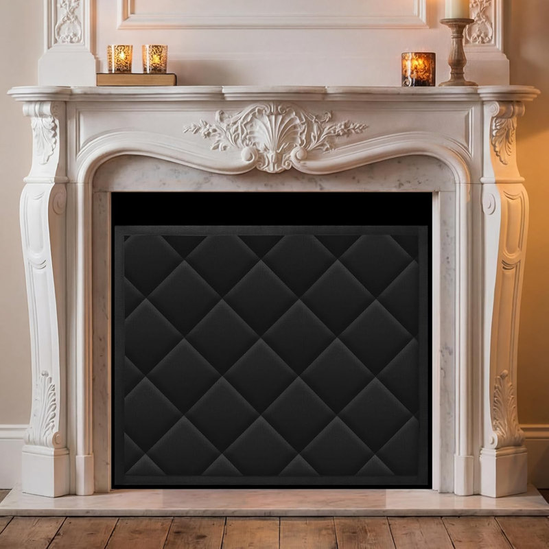 Couvre-tiroir magnétique pour foyer avec perte de chaleur, 36 po x 26 po