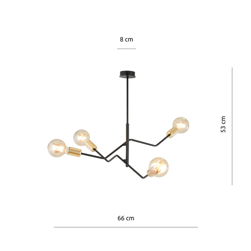 4 - Light Sputnik Chandelier