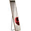 Miroir mural en bois massif 65 po x 23 po, verre incassable, rehausser le décor de la chambre et du porche