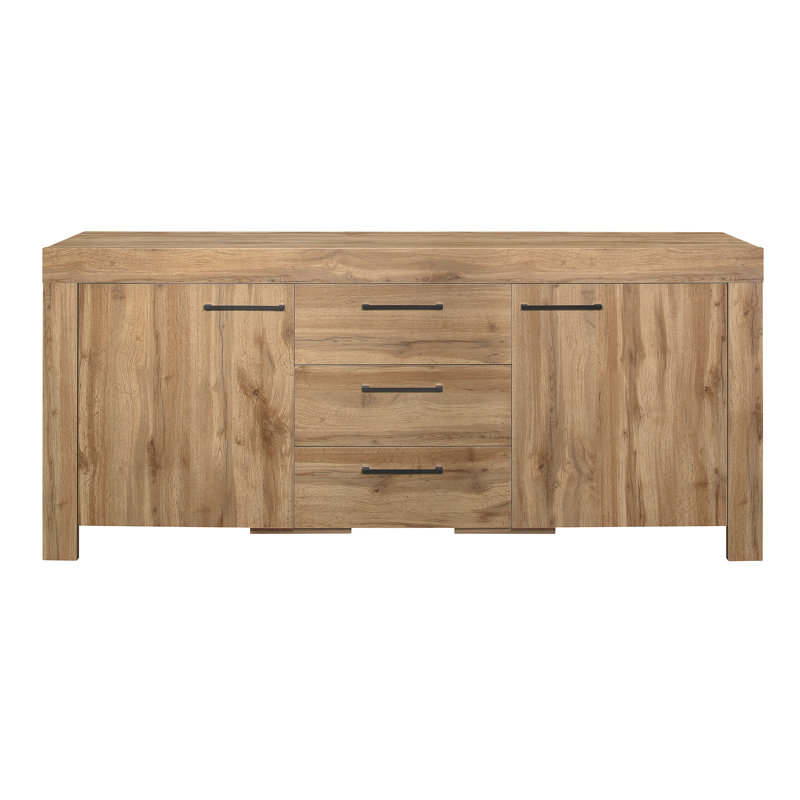 Clarris 199.8 Cm Wide 3 Drawer Sideboard