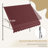 Outsunny D Polyester Cover Retractable Patio Awning-96548094-96548089