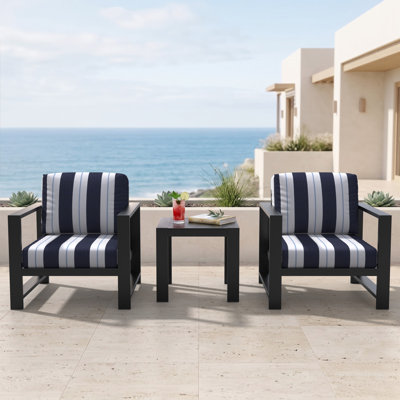 Dulcie 2-Person Sunbrella® Patio Seating Group