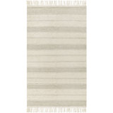 Anelisse Geometric Flatweave Area Rug in Beige/Taupe