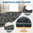 Washable Rug for Living Room, Soft Non Slip Floral Bedroom Rugs, Water Lily Pond Cute Nursery Rug, Large Low Pile Stain Resistant Farmhouse Rugs-1459972332-1459972327