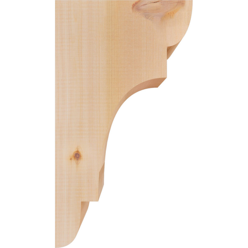 New Brighton Corbel, H 18 po x l 5,5 po x P 10 po, Cèdre rouge, Lisse