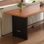 Bureau d'écriture rectangulaire simple en bois massif rétro-385843928-385843930