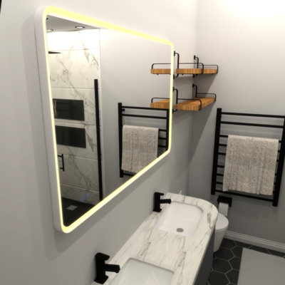 Miroir de salle de bain 24 x 32