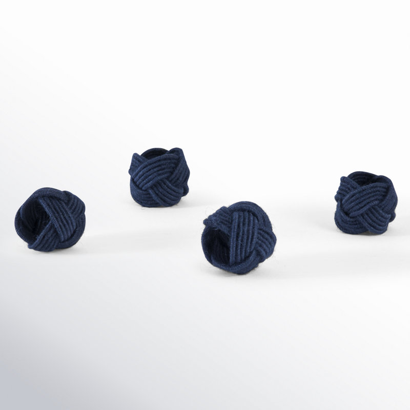 Rond de serviette Harrietta, Bleu marine