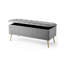 Amara Wide Velvet Tufted Rectangle Storage Ottoman Footstool Upholstered Bench with Legs for Living Room & Bedroom-1239190322-1239190325