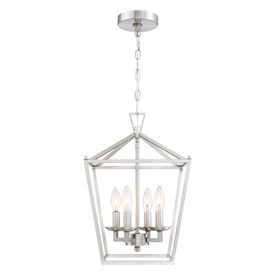 Lustre géométrique à 4 lumières Duward