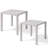 Aluminum Square Side/End Table-611544343