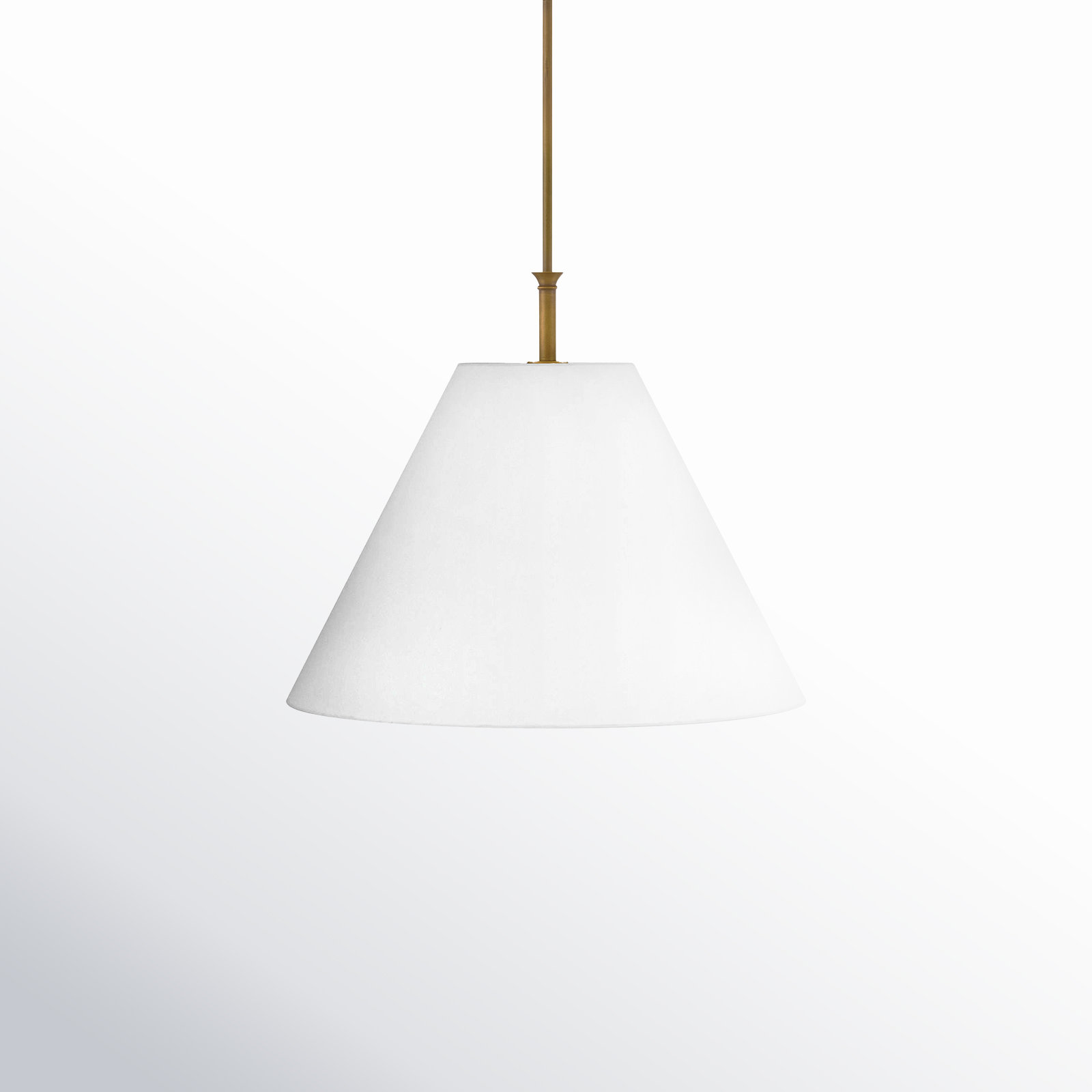 Greta Dimmable Single Light Pendant, Gold