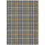 Tapis intérieur lavable à carreaux ivoire 8 pi x 10 pi ivoire