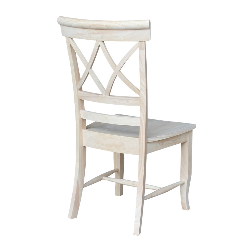 Chaise en bois massif Delfreda