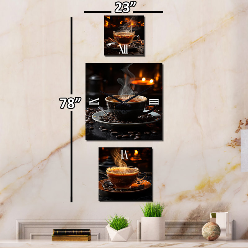 Sulender Metal Wall Clock