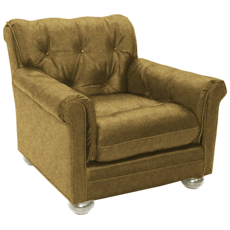 Armchair, Bella Black Performance Velvet, Brushy Bayou
