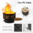 Harper Wicker/rattan 3 Piece Patio Set With Fire Pit And Cushions-715899830