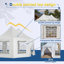 Tente de mariage robuste en acier-98375140