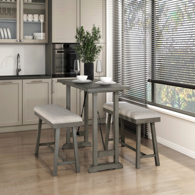 Mobilier de salle à manger à hauteur de comptoir de conception industrielle 1pc