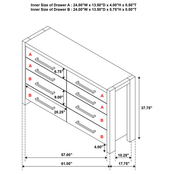 Dimensions du produit