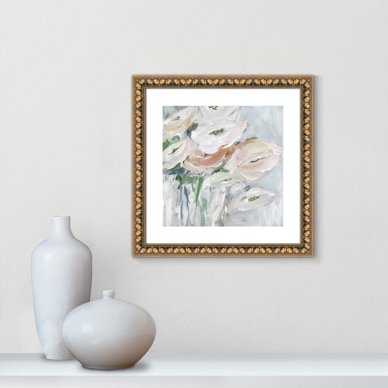Impeccable " Impeccable " by Susan Pepe, Gold Bead Framed Paper, 18.25" H x 18.25" W x 1.13" D