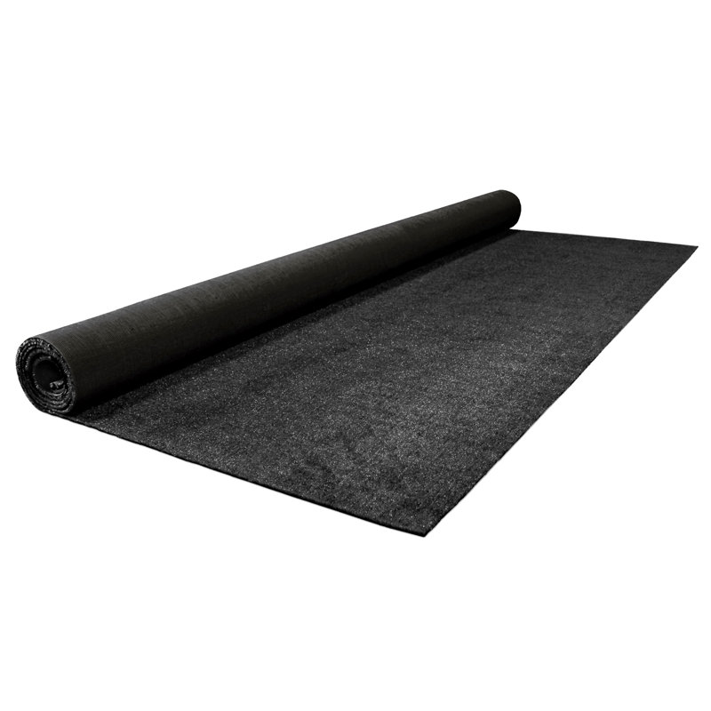 House, Home and More Outdoor Artificial Turf with Marine Backing – Jet Black – Spectrum Series .25 Inch Pile Height