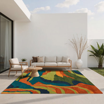 Tapis intérieur et extérieur Coastal Zephyr