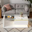 Pedestal Coffee Table with Storage-396654625