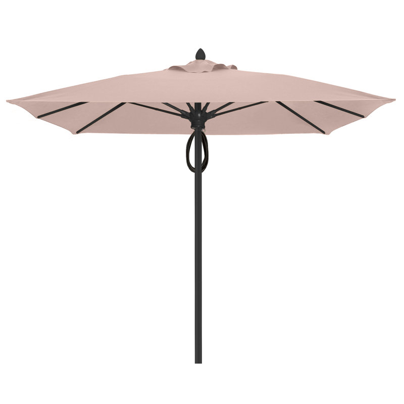 Parasol de marché carré 7,5 pi Prestige, Blanc, Lin lin
