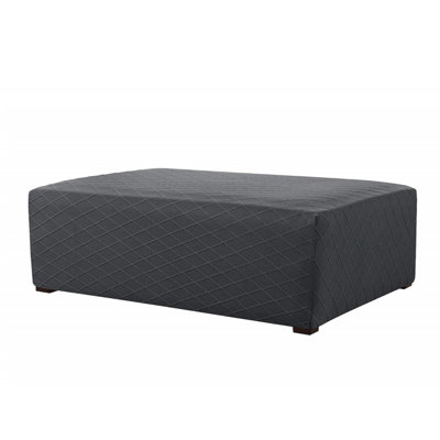 Polyester Blend Box Cushion Ottoman Slipcover
