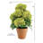 23" Artificial Light Green Potted Hydrangea Plant