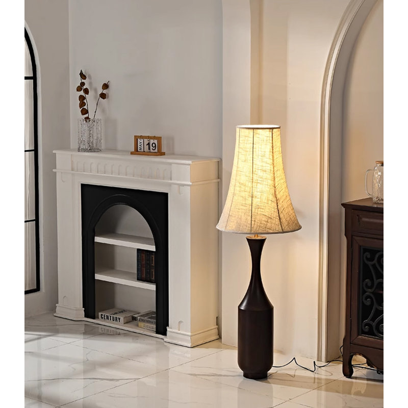 Lampe sur pied silhouette rétro