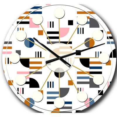 Horloge murale rétro Mid-Century