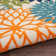 Alsaedi Floral Green/Blue/Orange Indoor/Outdoor Area Rug