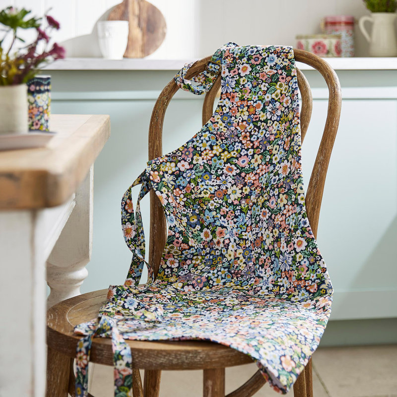 Confetti Floral Floral Cotton Bib Apron