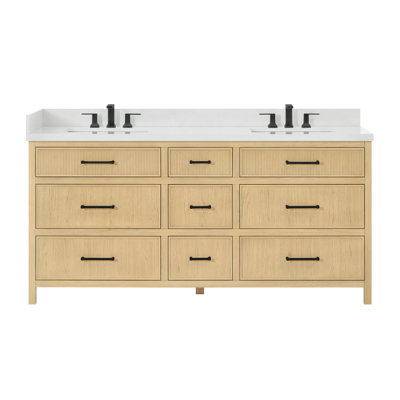 Ensemble de meuble-lavabo double 72 po Isola