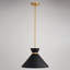 Luminaire suspendu conique à 1 lumière Racine-1299590907