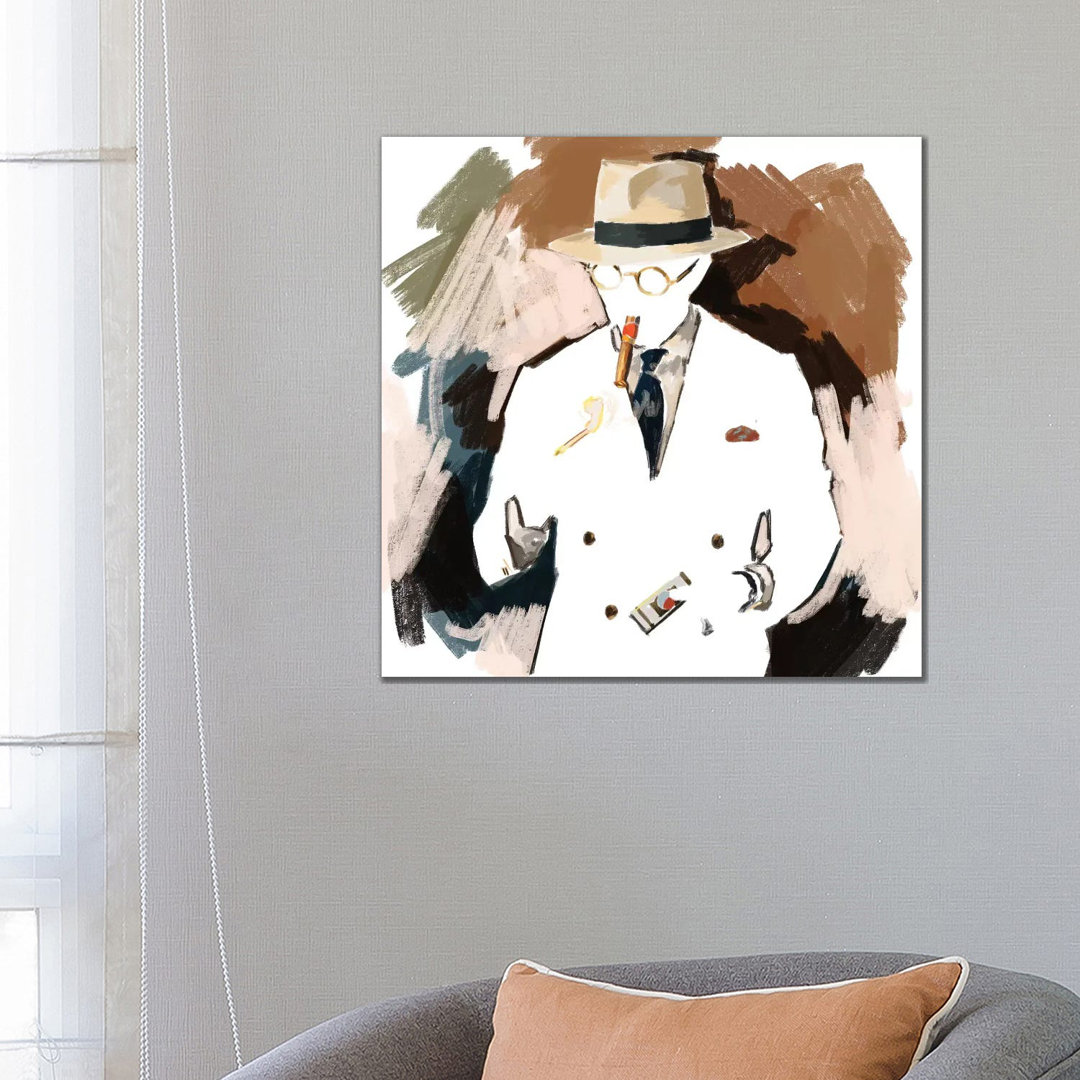 Lighting Up In White von Sunflowerman - No Frame Gallery-Wrapped Canvas Giclée on Canvas