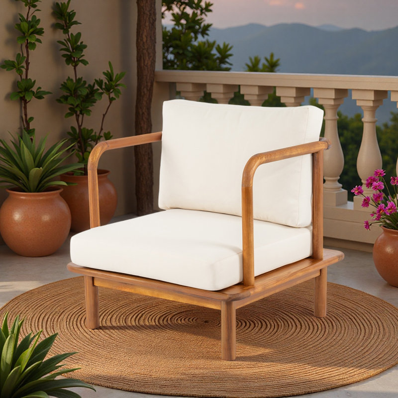 Fauteuil club avec coussin