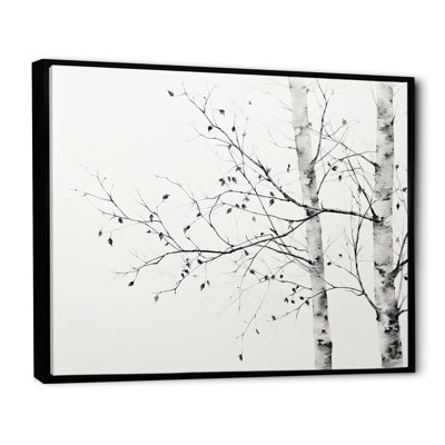 " Grey Minimalism Tree Birch II "
