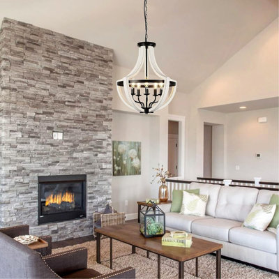 Modern Solid Wood Chandeliers
